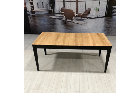 Стіл дубовий розсувний  " Solid  Black140-180/90/75"