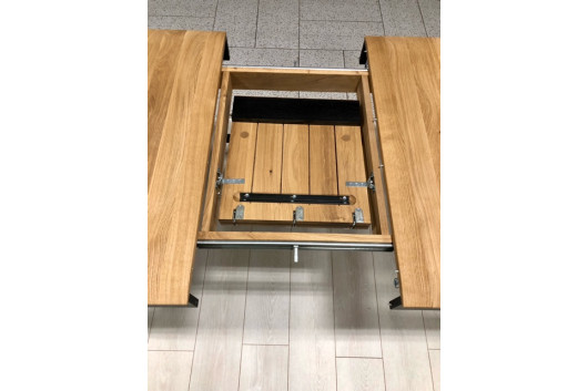 Стіл дубовий розсувний  " Solid  Black140-180/90/75"