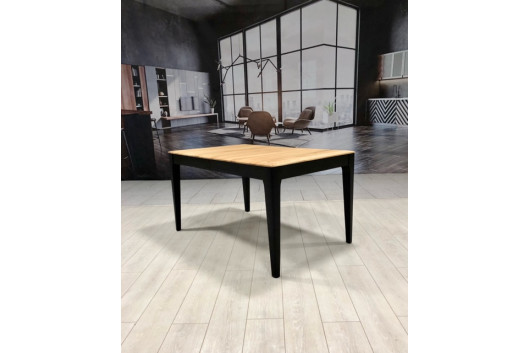 Стіл дубовий розсувний  " Solid  Black140-180/90/75"