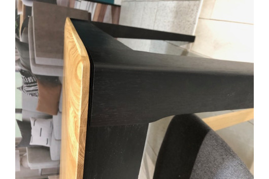 Стіл дубовий розсувний  " Solid  Black140-180/90/75"
