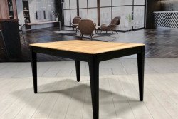 Стіл дубовий розсувний  " Solid  Black140-180/90/75"