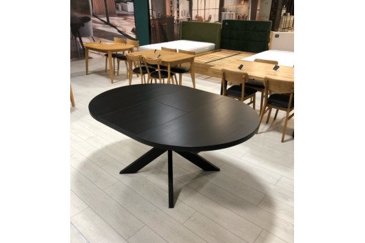 Стіл обідній "Tor Black 120(170)x120x76"